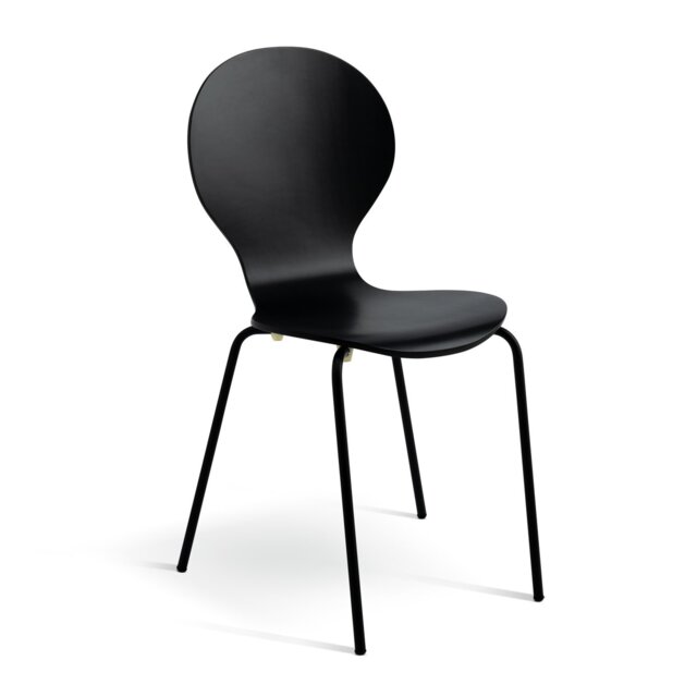 Habitat Bentwood Metal Dining Chair - Black - image 1