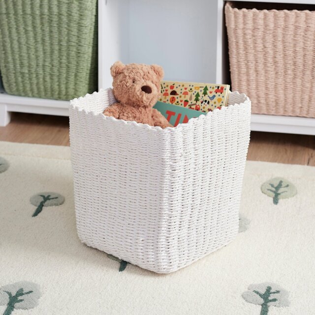 Great Little Trading Company Rope Storage Basket - Ivory - image 1