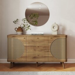 GFW Sorrel 2 Door 3 Drawer Sideboard - Natural