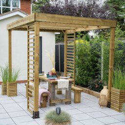 Forest Garden Dining Pergola - thumbnail 2