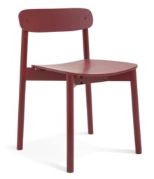 Habitat Nina Solid Birch Dining Chair - Red