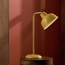 Argos Home Benson Metal Table Lamp - Mustard - thumbnail 1