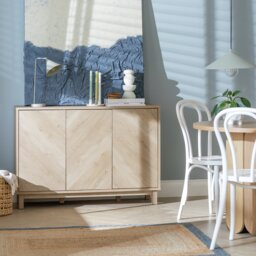 Habitat Fynn 3 Door Sideboard - Natural - thumbnail 1