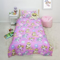 Paw Patrol Sketchy Girl White Kids Bedding Set - Single - thumbnail 2