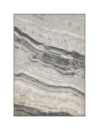 Argos Home Glam Marble Finish Grey Cut Pile Rug - 160x230cm - thumbnail 2
