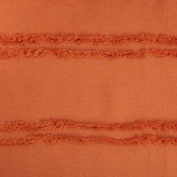 Habitat Cotton Tufted Stripe Orange Bedding Set - Double - thumbnail 2