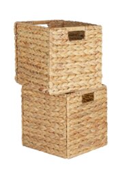 Habitat Set of 2 Hyacinth Square Basket - thumbnail 2