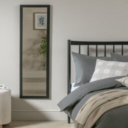 Argos Home Black Full Length Wall Mirror - 126x36cm - thumbnail 1