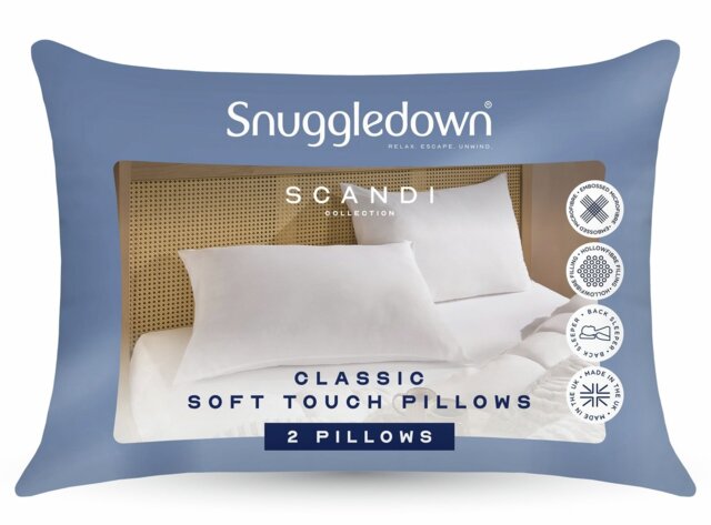 Snuggledown Scandi Classic Soft Touch Pillows - 2 Pack - image 1