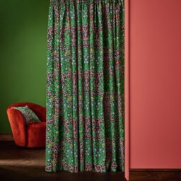 Habitat x Morris & Co. Blackthorn Curtains -Green - 168x183cm