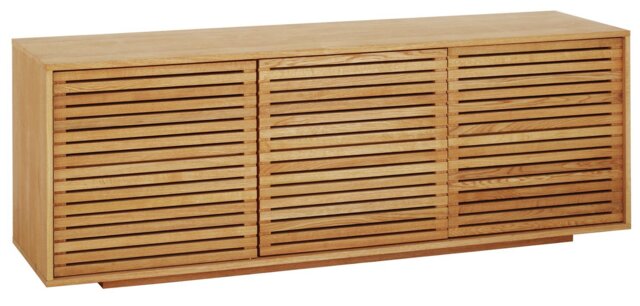 Argos Home Max 2 Door 6 Drawer Oak Sideboard - Natural - image 1