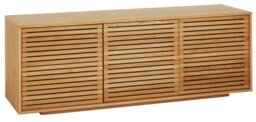 Argos Home Max 2 Door 6 Drawer Oak Sideboard - Natural - thumbnail 1