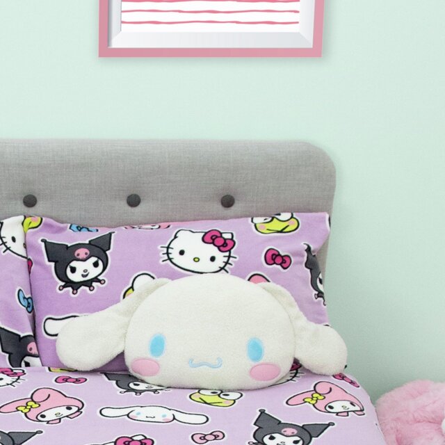 Hello Kitty Cinnamoroll Cushion White - 33x40cm - image 1