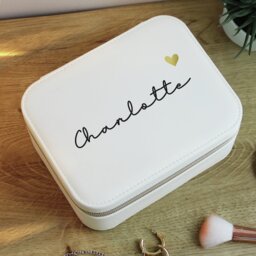 Personalised Message Travel Jewellery Box - thumbnail 2