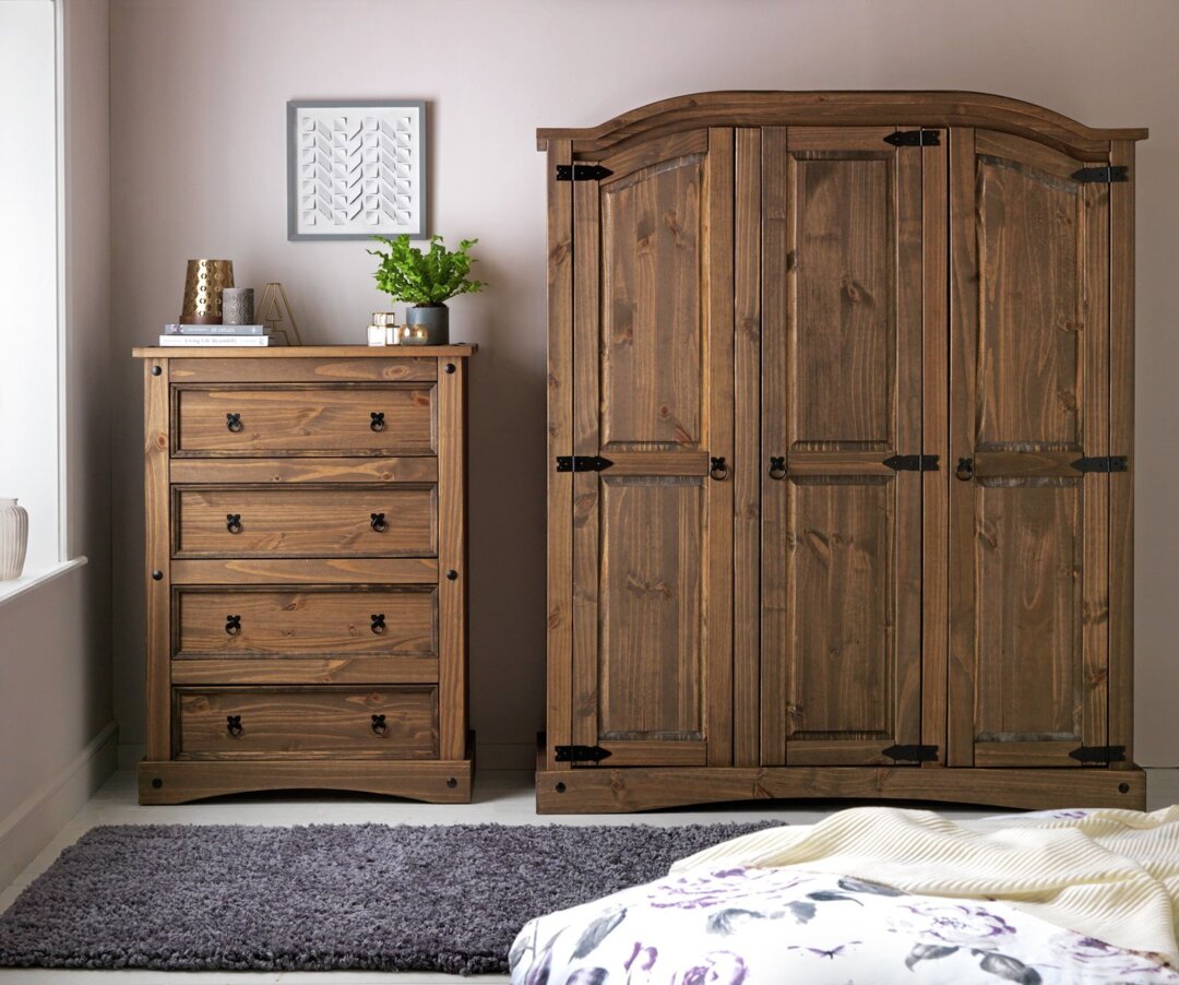 Argos Home Puerto Rico Door Wardrobe Dark Pine by Argos