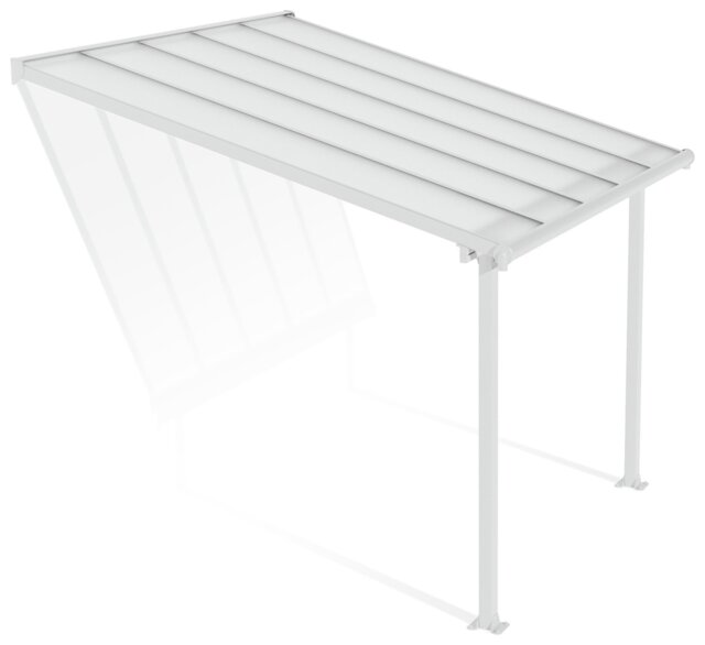 Palram Canopia Olympia 3 x 3.05m Patio Cover - White Clear - image 1