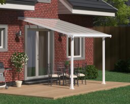 Palram Canopia Olympia 3 x 3.05m Patio Cover - White Clear - thumbnail 2