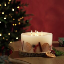 Argos Home Inclusion Multiwick Candle - Christmas Spice