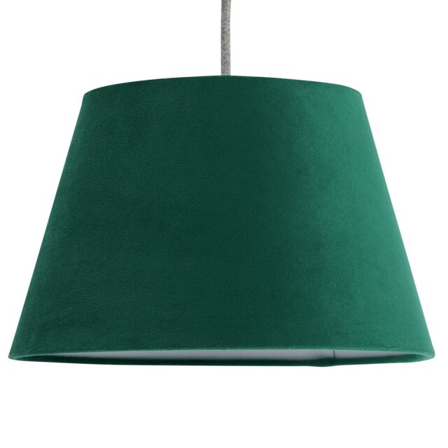Argos Home Emerald Velvet Taper Easy Fit Lampshade - 27cm - image 1