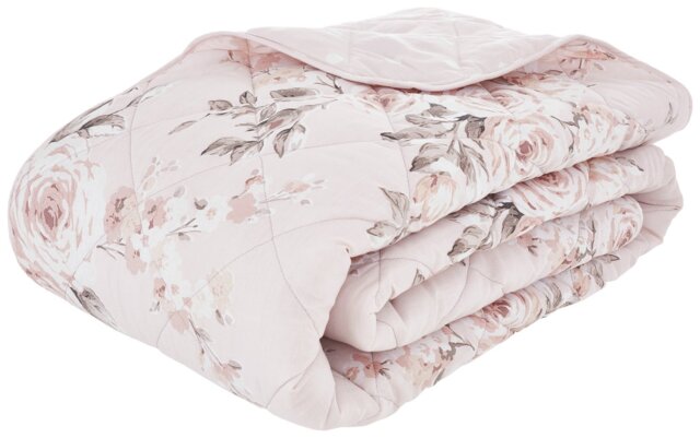 Catherine Lansfield Canterbury Easycare Bedspread - Blush - image 1