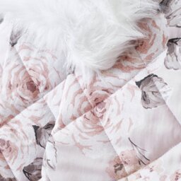 Catherine Lansfield Canterbury Easycare Bedspread - Blush - thumbnail 2