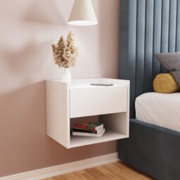 GFW Harmony 3 Drawers Set of 2 Bedside Table - White - thumbnail 2