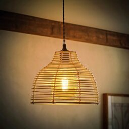 ValueLights Lobster Cream Basket Easy Fit Lampshade - 31cm - thumbnail 2