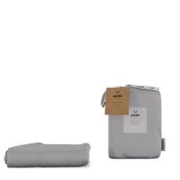 Panda Bamboo Quiet Grey Duvet Cover - Single