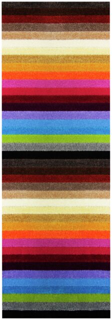 Linea Stripe Rainbow Runner - 66x200cm - image 1