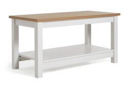 Argos Home Winchester Coffee Table - Cream - thumbnail 1