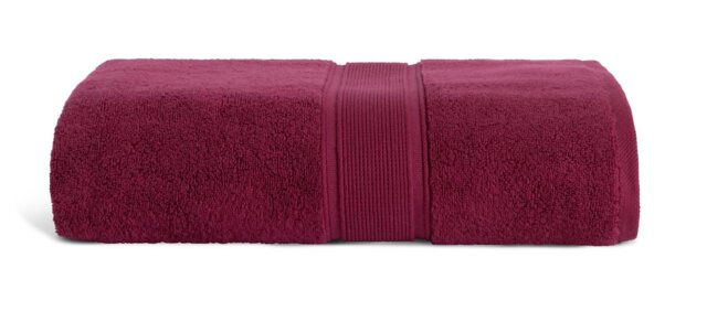 Habitat Supersoft Bath Sheet - Plum - image 1