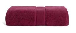 Habitat Supersoft Bath Sheet - Plum - thumbnail 1