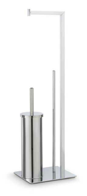 Argos Home 3-in-1 Toilet Roll Holder - Chrome - image 1