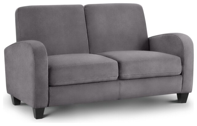 Julian Bowen Vivo Fabric 3 Seater Sofa - Grey - image 1