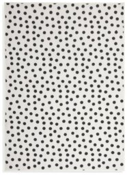 Argos Home Multi Spot Black & White Cut Pile Rug - 160x230cm - thumbnail 1