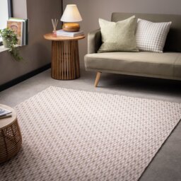 Habitat Modern Country Block Purple Flatweave Rug - 230x160 - thumbnail 2