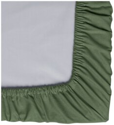 Habitat Plain Khaki Fitted Sheet - Single - thumbnail 2