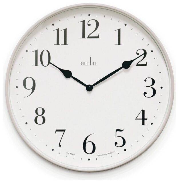 Acctim Country Analogue Wall Clock - Latte - image 1