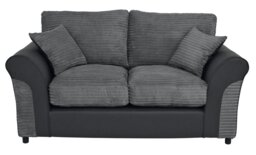 Argos Home Harry Fabric 2 Seater Sofa bed - Charcoal - thumbnail 1