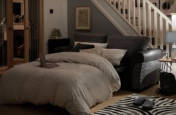 Argos Home Harry Fabric 2 Seater Sofa bed - Charcoal - thumbnail 2