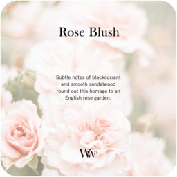 WoodWick Medium Hourglass Jar Candle - Rose Blush - thumbnail 2