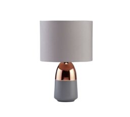 Argos Home Duno Touch Table Lamp - Grey & Copper - thumbnail 1