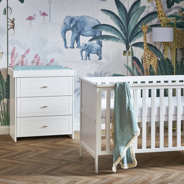 Obaby Evie Cot Bed - White - image 1