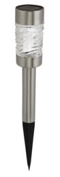 Garden by Sainsbury's Stainless Steel Solar Stake Lights - thumbnail 2