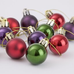 Habitat Pack of 49 Shatterproof Luxe Christmas Bauble - thumbnail 2
