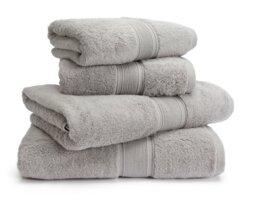 Habitat Cotton Supersoft 4 Piece Towel Bale - Silver
