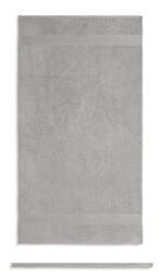 Habitat Cotton Supersoft 4 Piece Towel Bale - Silver - thumbnail 2
