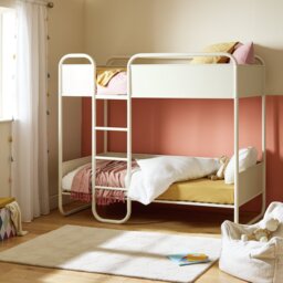 Habitat Kids Rory Single Metal Bunk Bed - Pale Grey