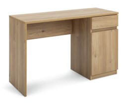 Argos Home Jenson 1 Drawer Office Desk - Natural - thumbnail 1