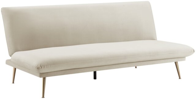 Habitat Matteo Velvet Clic Clac Sofa - Champagne - image 1